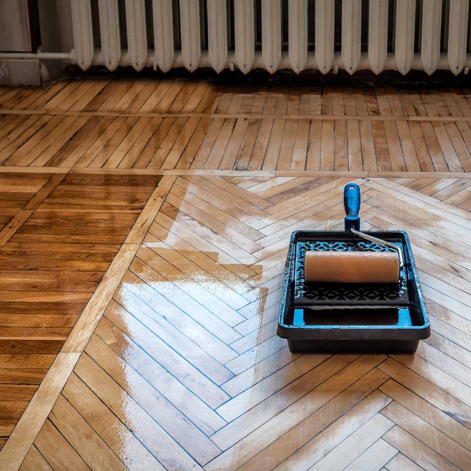 Rénovation d'un parquet